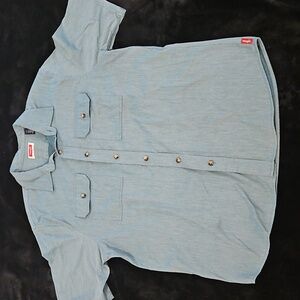 EUC Wrangler Men's Short Sleeve Utility Shirt - Sz L